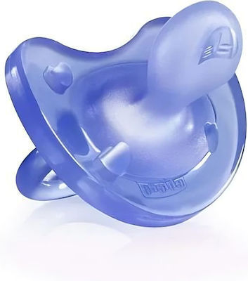 Chicco Orthodontic Pacifier Silicone Purple with Case for 12+ months 1pcs