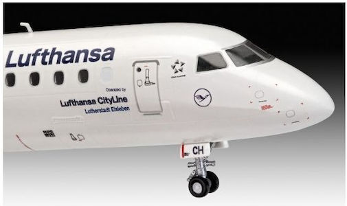 Revell Embraer 190 Lufthansa New Livery Φιγούρα Μοντελισμού Αεροπλάνο Μπλε 3883 Κομματιών σε Κλίμακα 1:144 25.3x18.3x4.6εκ.