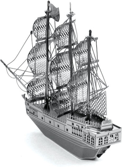 Fascinations Pirate Black Pearl Μεταλλική Φιγούρα Μοντελισμού Πλοίο Ασημί 10x1.8x8εκ.
