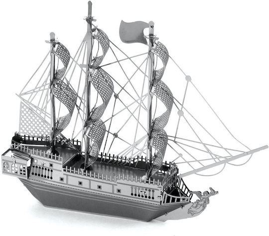 Fascinations Pirate Black Pearl Μεταλλική Φιγούρα Μοντελισμού Πλοίο Ασημί 10x1.8x8εκ.