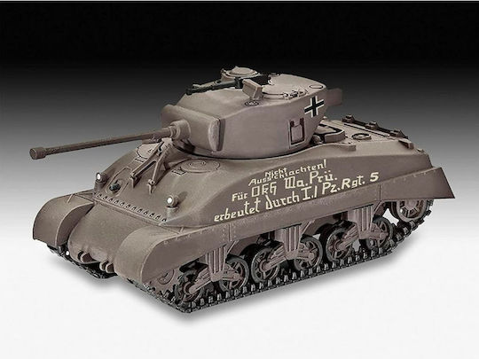 Revell Sherman M4A1 Фигура за Моделизъм Резервоар 86 Части в Мащаб 1:72