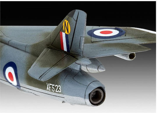 Revell Hawker Hunter FGA.9 Modeling Figure Airplane 46 Pieces in Scale 1:144