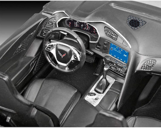 Revell Chevrolet 2014 Corvette Stingray Modeling Figure Car 38 Pieces in Scale 1:25 17.9x8.6x4.9cm.