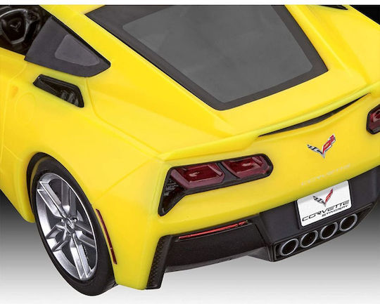 Revell Chevrolet 2014 Corvette Stingray Modeling Figure Car 38 Pieces in Scale 1:25 17.9x8.6x4.9cm.