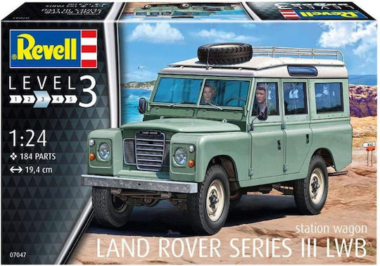 Revell Land Rover Series III LWB Station Wagon Figurină de Modelism Mașină 184 Piese la Scară 1:24