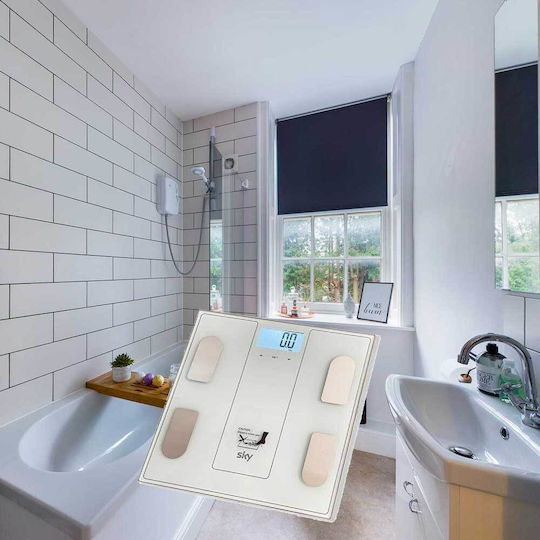 Cerul Cantar Digital De Baie 150kg Argintiu EF813H