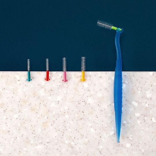 Curaprox CPS 457 Pocket Set Interdentalbürste mit Griff Hellblau 1Stück