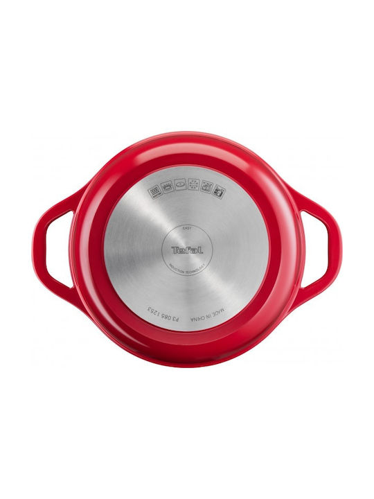 Tefal Air Βαθιά Κατσαρόλα από Χυτό Αλουμίνιο 4.7lt / 24cm