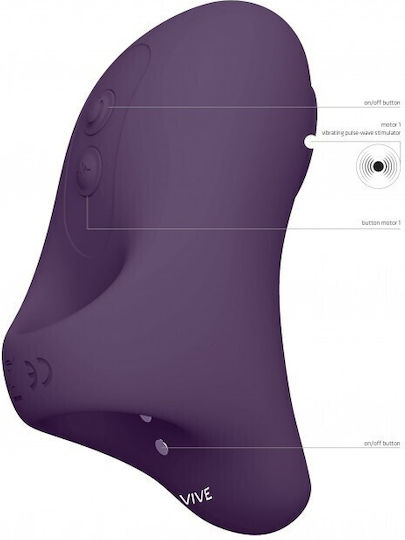 Vive Hana Mini Δονητής Δακτύλου 8.6cm Purple