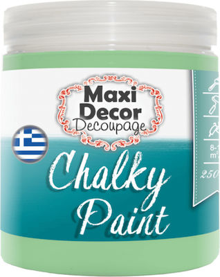 Maxi Decor Chalky Paint Χρώμα Κιμωλίας 512 Φυστικί Πράσινο 750ml