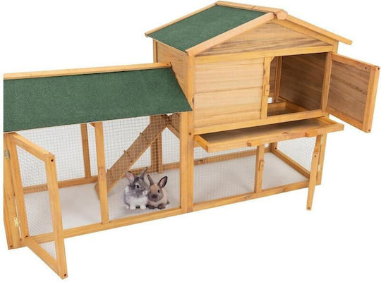 20524 Wooden Cage for Rabbits 147x53x85cm