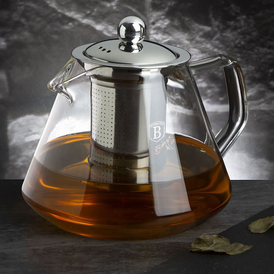 Berlinger Haus Teapot with Filter Glass in Transparent Color 1000ml