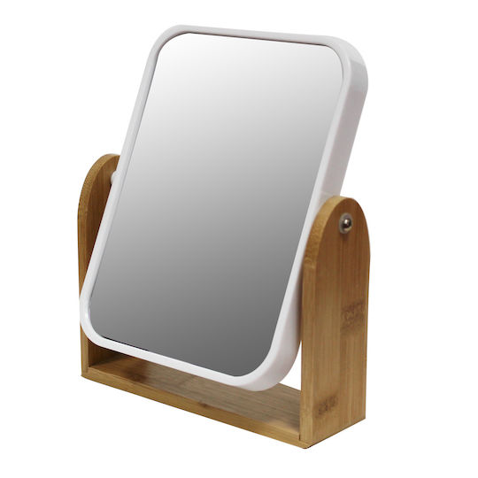 Douceur d'Intérieur Makeup Mirror Tabletop 16x22cm Brown