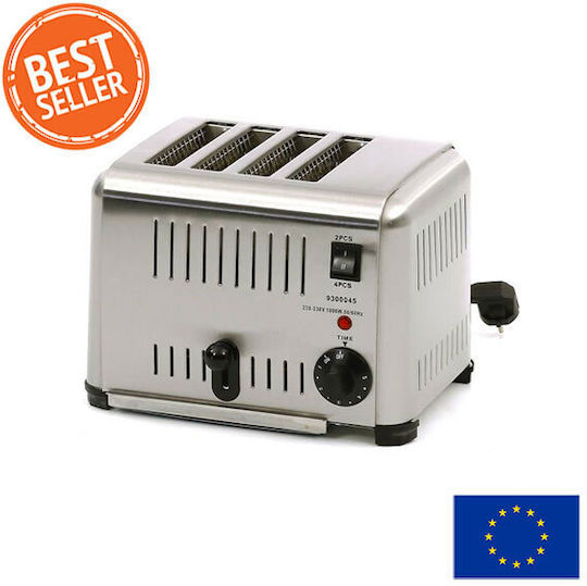 Lappas Επαγγελματική Φρυγανιέρα Pop-Up με 4 Θέσεις 2.24kW LPX-T4