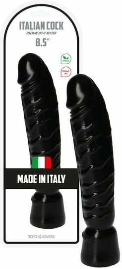 Toyz4lovers Italian Cock Sebastiano Реалистично дилдо Черно 22см