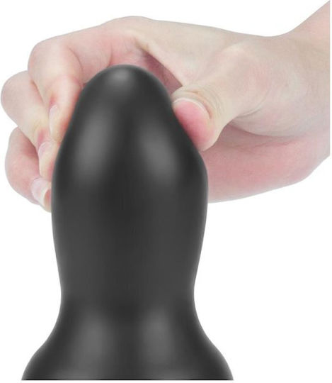 Lovetoy Πρωκτική Σφήνα με Δόνηση Μαύρη 18cm