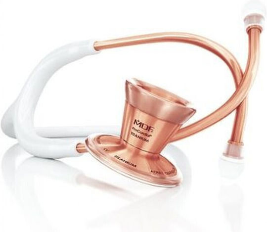 MDF Instruments ProCardial Кардиологичен Стетоскоп Непрекъснато с Двоен Конус Титан-въглеродова фибра / Металика Сив