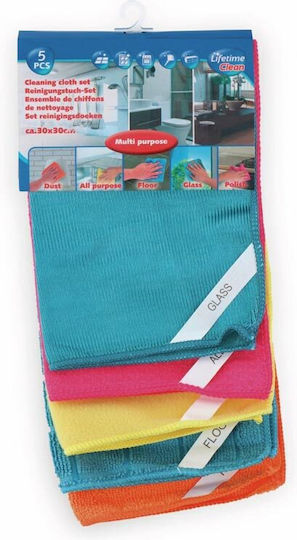 Lifetime Clean Mikrofaser-Reinigungstuch 5Stück 30x30cm