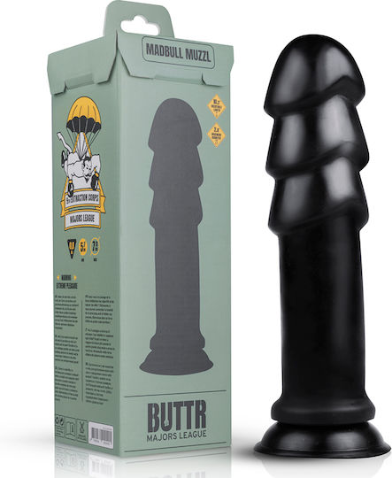 Buttr Madbull Muzzl Dop Anal XLarge Neagră 29cm