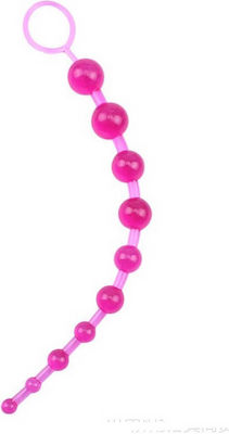 Chisa Novelties Hi-Basic Sassy Anal Beads Pink 30cm