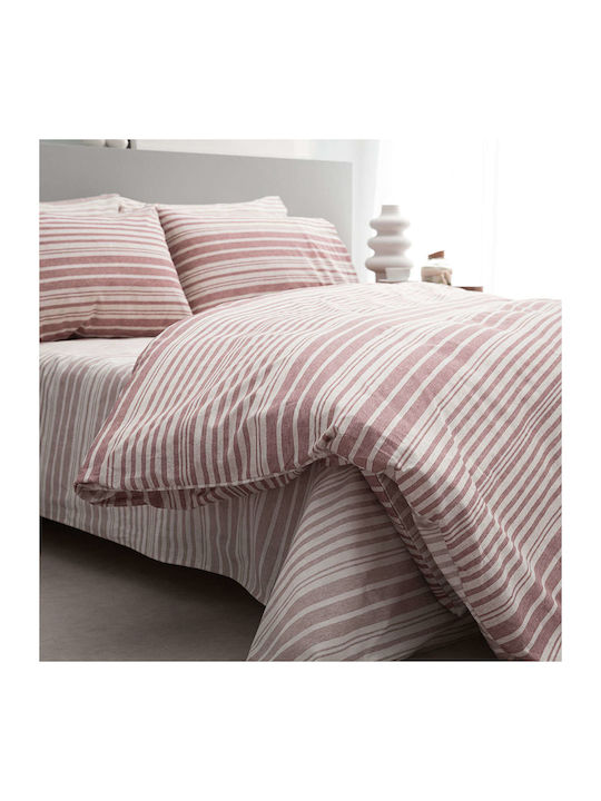Vesta Home Duvet Cover Set Cotton Queen with 2 Pillowcases 230x240 Virginia 2