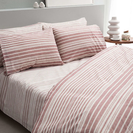 Vesta Home Σετ Παπλωματοθήκη Βαμβακερή Υπέρδιπλη με 2 Μαξιλαροθήκες 230x240cm Virginia 2