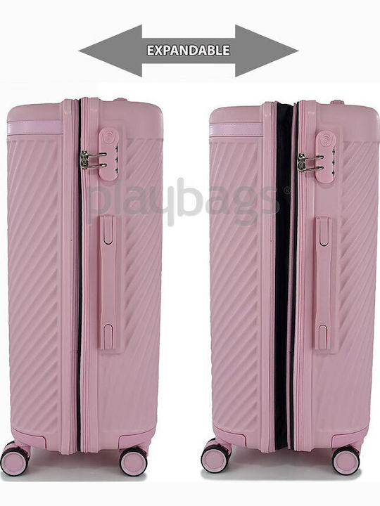 Forecast Hart Gepäck Rosa Maximale Höhe 75cm mit 4 Räder Koffer-Set 3 Stück