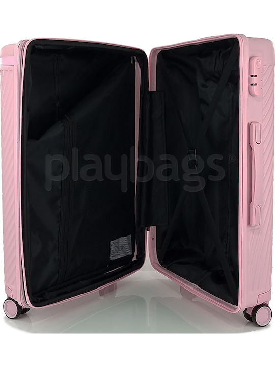 Forecast Hart Gepäck Rosa Maximale Höhe 75cm mit 4 Räder Koffer-Set 3 Stück
