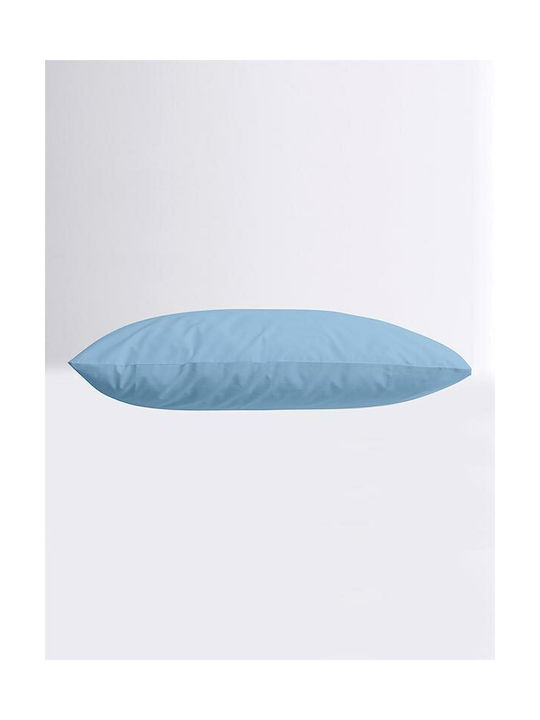 Sunshine Cotton Feelings Σετ Μαξιλαροθήκες με Φάσα 103 Light Blue 50x70εκ.