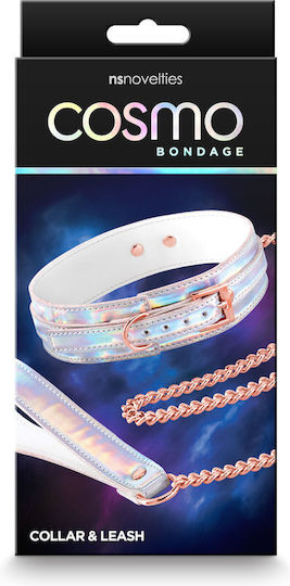 Ns Novelties Cosmo Bondage Collar & Leash Κολάρο Rainbow
