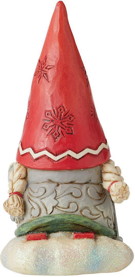 Enesco Disney Gnome Skier with Braids Figure 17cm