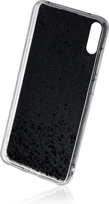 Naxius Glitter Plastic Back Cover Black (Huawei Y7 2019 / Y7 Prime 2019)