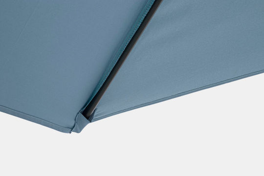 Garten- und Terrassen-Sonnenschirm Rundschreiben Aluminium Blau Φ2,7×Υ2,35m