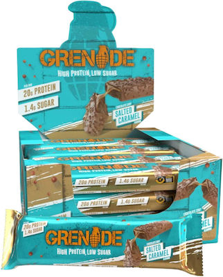 Grenade Carb Killa High Μπάρα με 20gr Πρωτεΐνης & Γεύση Chocolate Chip Salted Caramel 12x60gr