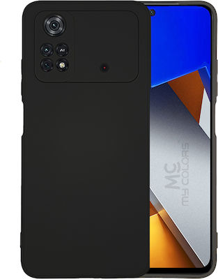 iNOS Soft Silicone Back Cover Black (Poco M4 Pro 5G / Redmi Note 11s 5G)