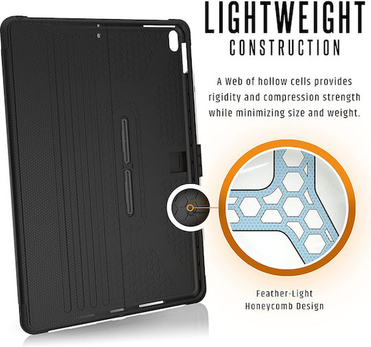 UAG Metropolis Flip Cover Ανθεκτική Μαύρη (iPad Air 2020/2022)