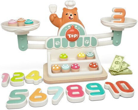 Top Bright Ζυγαριά Yummy Bear Образователна Игра Везни за 3+ години Години