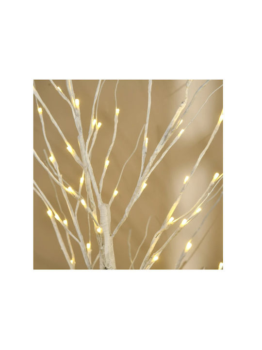 Christmas Decorative Illuminated Tree Natural Appearance 180cm Electric White
