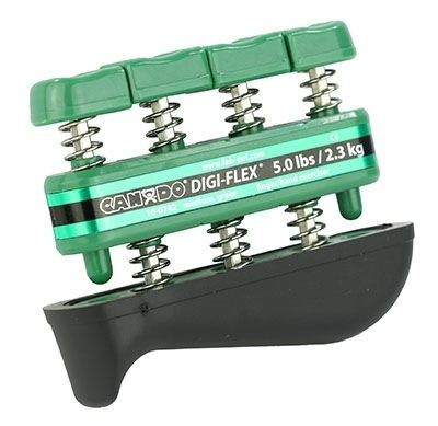 Cando Digi-Flex Finger - Hand Trainer Green with Resistance up to 2.3kg