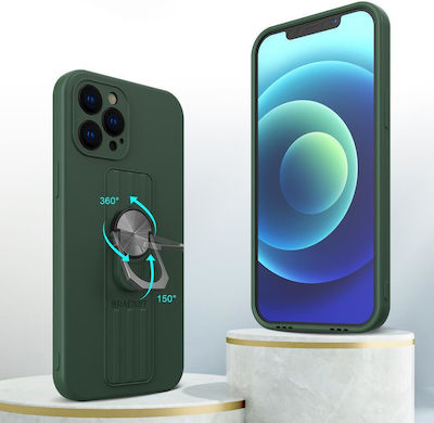 Hurtel Ring Back Cover Σιλικόνης Ροζ (Redmi Note 11 Pro)