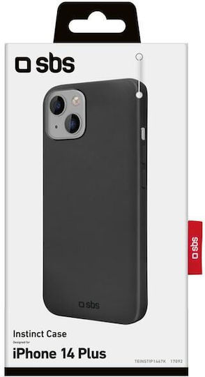SBS Instinct Back Cover Silicone Black (iPhone 14 Plus)