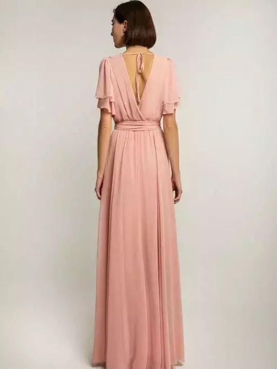 Desiree Maxi Dress for Wedding / Baptism Pink