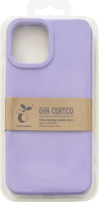 Hurtel Eco Synthetic Back Cover Purple (iPhone 12 mini)