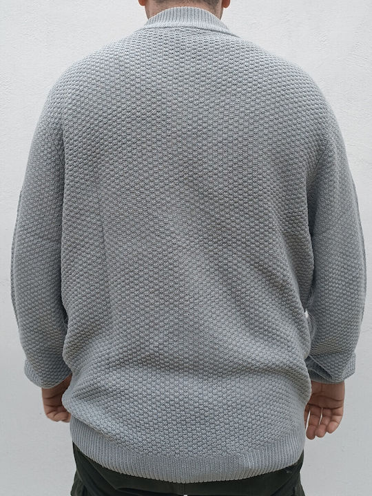 Herren Strickjacke Gray