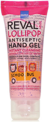 InterMed Reval Kid's Gel School Bus Αντισηπτικό Gel Χεριών 75ml Lollipop