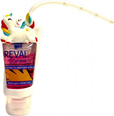 InterMed Reval Plus Antiseptic Hand Gel mit Einhorn-Etui Desinfektionsmittel Gel für Hände 30ml Lollipop