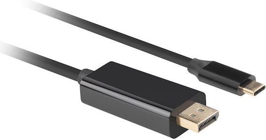 Lanberg USB 3.2 Video Cable USB-C Male - DisplayPort Black 1.8m CA-CMDP-10CU-0018-BK
