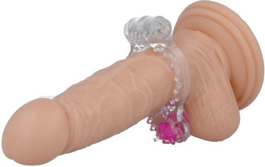 Love Casual Ring Vibrating Double Pleasure Transparent