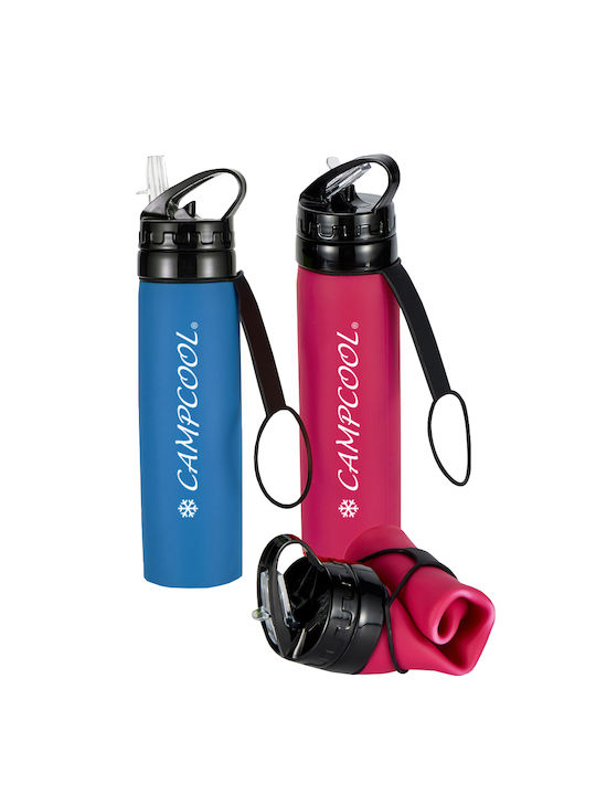 Campcool Πλαστικό Παγούρι 600ml Κόκκινο Campcool Πλαστικό Παγούρι 600ml Κόκκινο