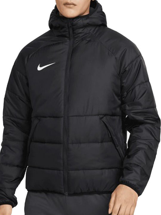 Kids' Sports Jacket Short with Hood Black Academy Pro